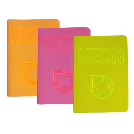 Zeszyt Koh-i-Noor Neon Mix A5/42/80g kratka